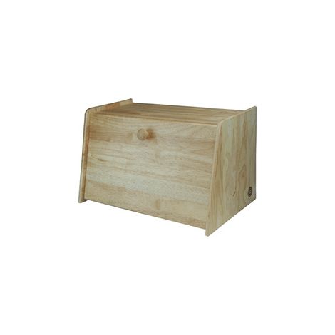 Rubber Wood Bread Bin Drop Front