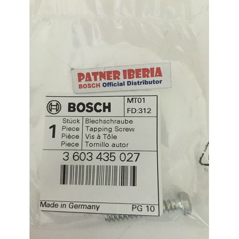 Original Ersatzteil BOSCH 3603435027  Blechschraube