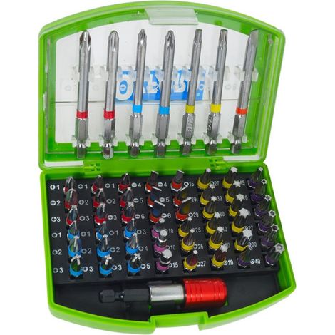 Trade Shop - Juego 56 En 1 Puntas De Destornillador Torx De Precisión Intercambiables Para Destornillador -