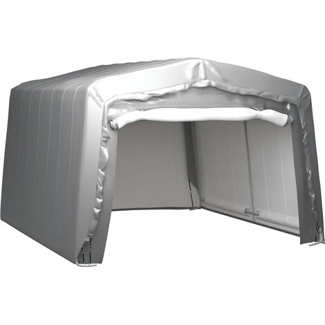 Tenda Capannone 370x370 cm Grigio Acciaio vidaXL (1/5)