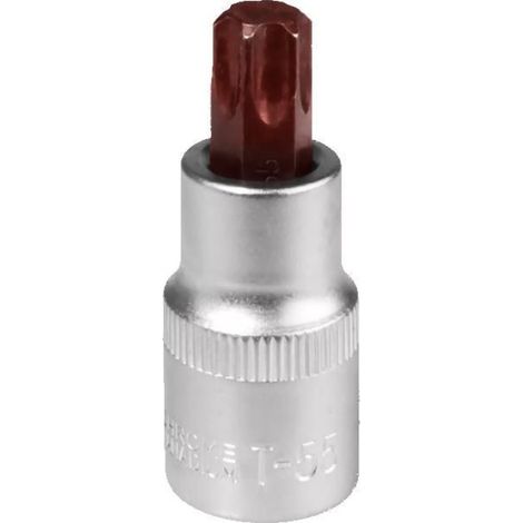Douille TORX T55 - 1/2 Pouces - Pour Clés À Cliquet - Acier CrV Et Embout S2 - 1 Pièce