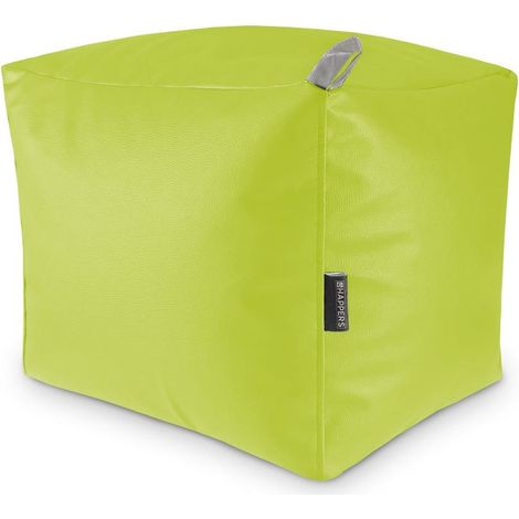 Puff Cuadrado Polipiel Indoor Verde Happers (1/3)