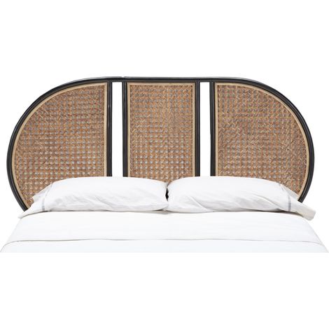 Cabecero 160X3X90 Mimbre Natural/Negro (1/5)