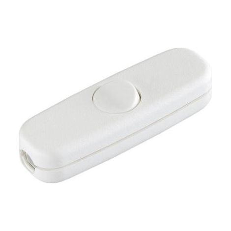 interBär 5055-008.01 Interruttore a filo passante Bianco 1 x Off / On 3 A 1 pz.