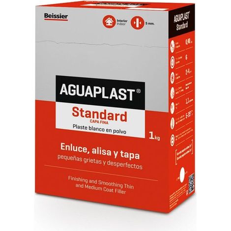 Aguaplast Standard Glätt- und Spachtelmasse 1kg 70002-004