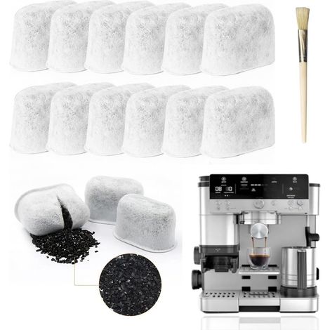 Water Filter Set of 12 Coffee Machine Accessories Deluxe Activated Carbon Filter Activated Carbon Filter Carbon Filter for Espresso Machines Carbon Filter for Espresso Machines Water (1/5)