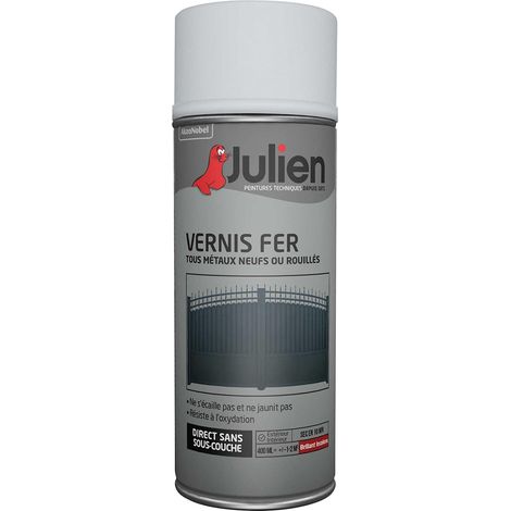 Peinture Aérosol de Protection Vernis Fer - Incolore Brillant 400ml (1/2)