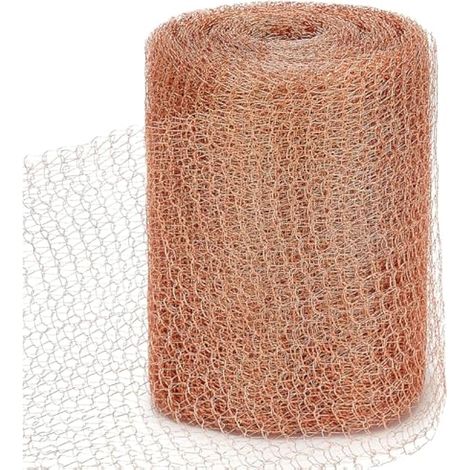 Bande de cuivre contre les escargots, protection contre les escargots, clôture en cuivre, filet en cuivre, collier anti-limaces, 100 % fil de cuivre, laine de cuivre, pour jardin, répulsif (1/4)