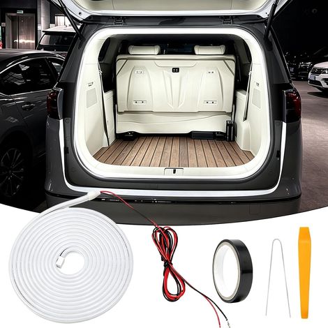 Car Trunk Light Strip Light LED Trunk Light Auto Sensor Light for Car Decoration White (1/5)