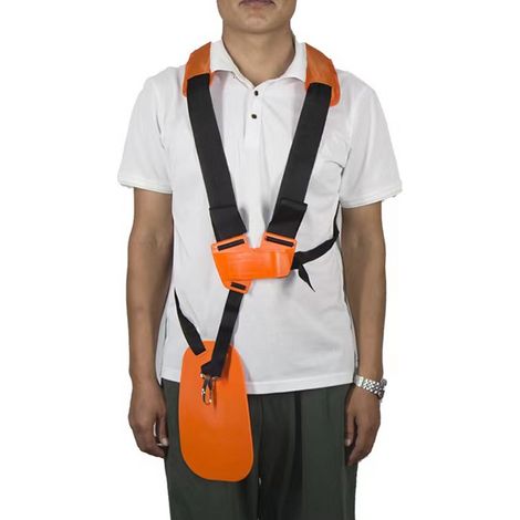 Lawn Mower Backpack Harness Side Mount Backpack - Orange, 1pc (1/5)