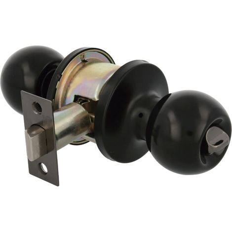 Serrure tubulaire 612 Laiton Noir (1/5)