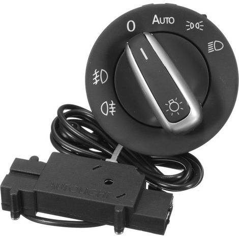 Phare Interrupteur+Capteur de Phare Automatique Pour VW Golf MK6 Jetta MK5 Tiguan (1/4)