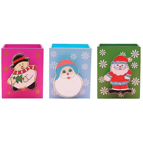 3er-Pack Weihnachts-Stifthalter