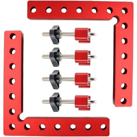 Carré de positionnement à 90 degrés, pince d'angle de type L Outil de serrage de menuisier (140 mm x 140 mm) (1/5)