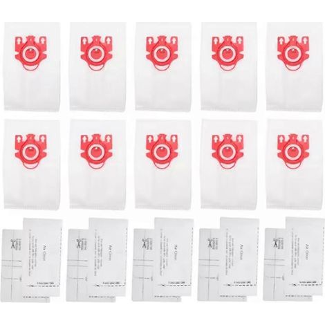 Lot de 20 sacs à poussière pour aspirateur Miele FJM Air Clean (1/5)