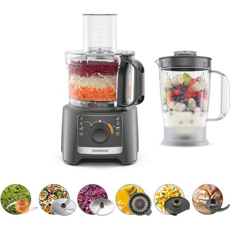 Kenwood FDP31.360GY Multipro Compact Gris Robot de Cocina