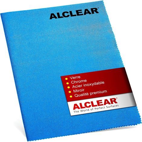 Chiffon de Polissage de Verre Ultra-Microfibre, 70X50 Cm, Chiffon pour Vitres, Chiffon pour Vitres sans Traces et Chiffon de Polissage pour Verre, Couleur : Bleu (1/5)