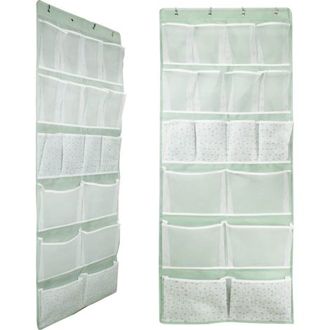 Au-dessus de l'organiseur Rangement Porte,Cintre Arrière pour Porte Placard,Support Boîte à Chaussures pour la lingerie,Produits Cosmétiques,Toilettes,Dans la crèche,Dortoirs,2 Paquets (1/5)