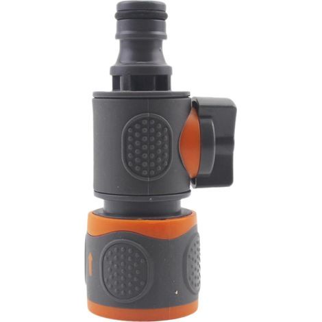 CSPARKV Raccords à Connexion Rapide pour Tuyau, connecteur de Tuyau d'arrosage Raccords de tuyaux d'arrosage Valve en Ligne à dégagement Rapide,Connecteur Adaptateur de Tuyau d'eau avec vanne de (1/5)