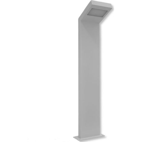 TRADE SHOP - Lampada Applique Led Da Giardino 10w Ip54 Lampione Bollard Da Terra Luce 4000k 954pa-h580 - Bianco (1/5)