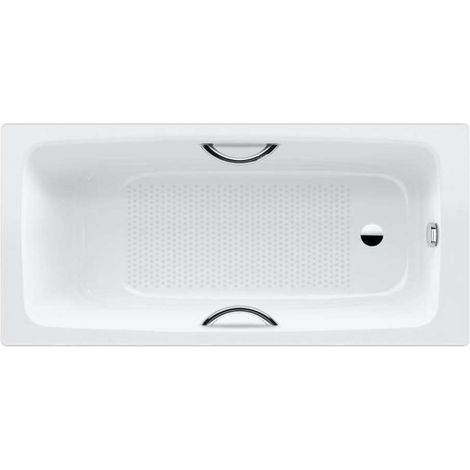 Kaldewei Advantage - Bañera rectangular Cayono Star 754, 160x70 cm, con orificios para asas, todo antideslizante, blanca 275434010001 (1/2)