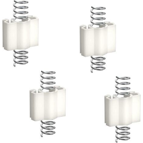 Quincaillerie pour portes pliantes, lot de 4 ressorts de réparation courts pour portes de placard pliantes (1/3)