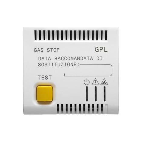 DETECTEUR GPL 2M 12V CA/CC BLANC GEWISS GW10711