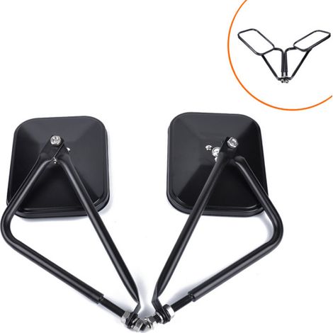 GOOFIT motorcycle rearview mirror modification parts are compatible with Jeep and Wrangler A-pillar quick-release rearview mirrors. (1/4)