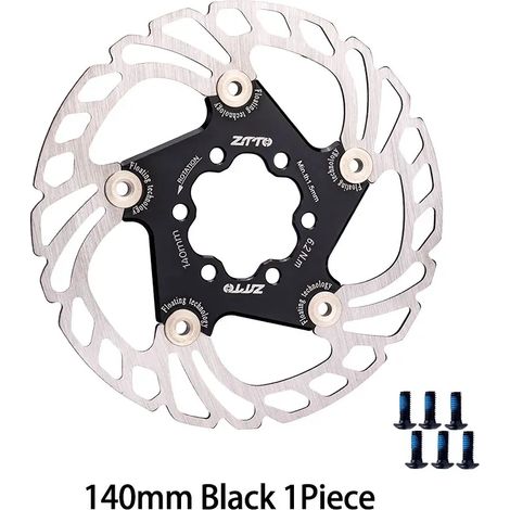 Convient aux disques de frein flottants DH (Descente) 140/160/180/203 mm, aux disques de frein hydrauliques pour VTT, aux pièces en acier inoxydable pour VTT et vélos de route. (1/5)