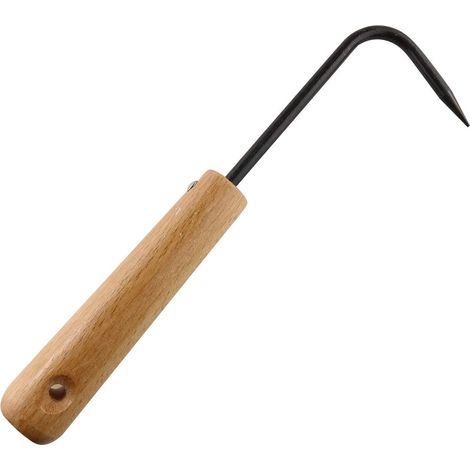 Outil de désherbage à griffe unique - Outil de jardinage à manche pour l'entretien des plantes en pot (2 pièces)
