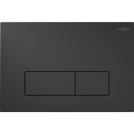 Mexen Fenix 13 pulsante di risciacquo Slim, nero opaco - 601303 (1/4)