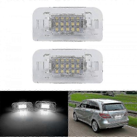 Lot de 2 éclairages LED pour plaque d'immatriculation de Mercedes-Benz Classe B W246 W242 (CANBUS)