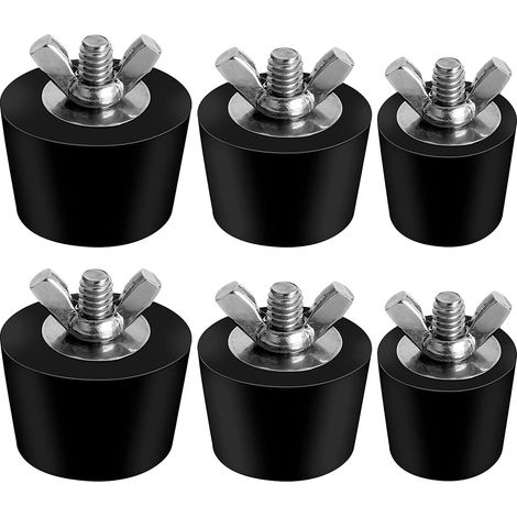 JSSEVN-Lot de 6 Bouchons D'Hivernage de Piscine de 3 Tailles pour Trous de Piscine, Bouchons D'Expansion pour éCumoire de Piscine Hors Sol (1/5)