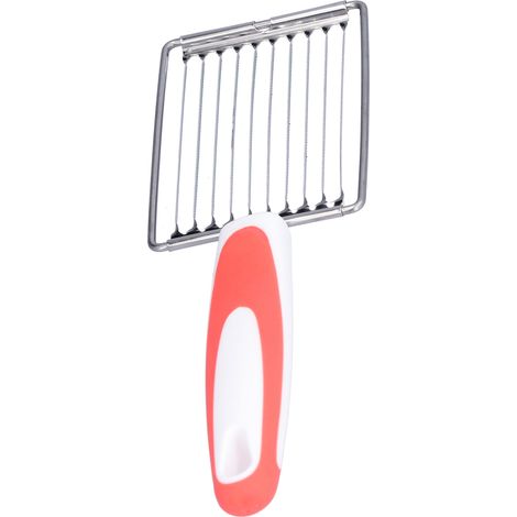 Couteau à viande Luncheon en acier inoxydable pour tomates, jambon et fruits, avec manche antidérapant (orange) (1/5)