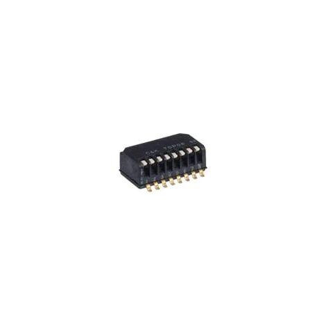 C & K Switches TDP08H0SBD1R Interrupteur DIP Nombre de pôles 8 1 pc(s) Tape S699472