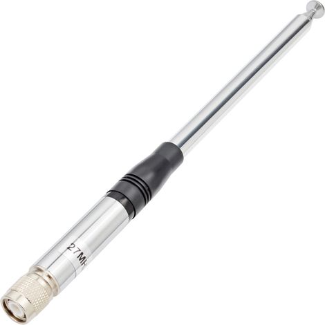 Antenne radio CB 27 MHz, connexion TNC, gain élevé, antenne télescopique (130 cm) compatible avec les radios portatives President Randy-3 et PNI Escort HP 72. (1/5)