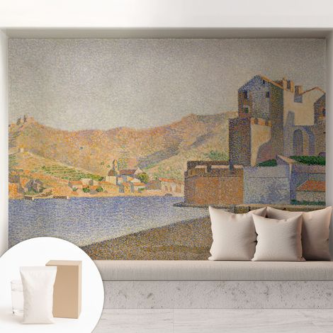 Papier peint intissé avec imprimé pour cuisine facile à appliquer pour mur pour salon a motif - Colle incluse gratuite Port d'été 208x146 cm (1/5)