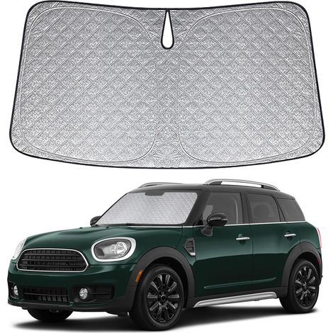 Parasol anti-UV para parabrisas delantero de repuesto para Mini Countryman 145x80cm, cubierta parasol plegable para interior de coche (1/5)