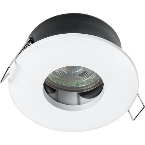 Spot encastré OSRAM avec ampoule GU10, 4,3W, 280lm, 2700K, IP65, blanc chaud (1/5)