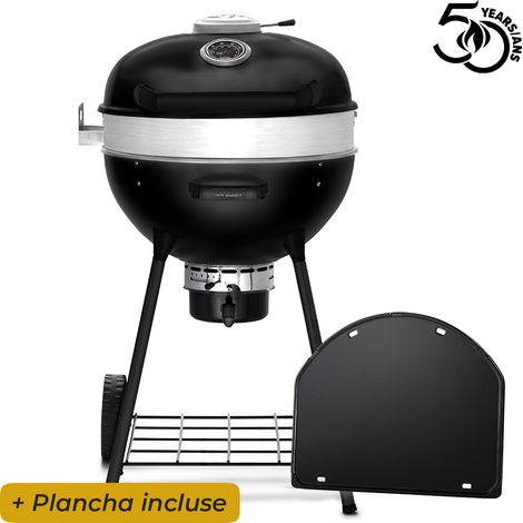 Barbecue à charbon Kettle PRO 57 cm - Phantom + Plancha