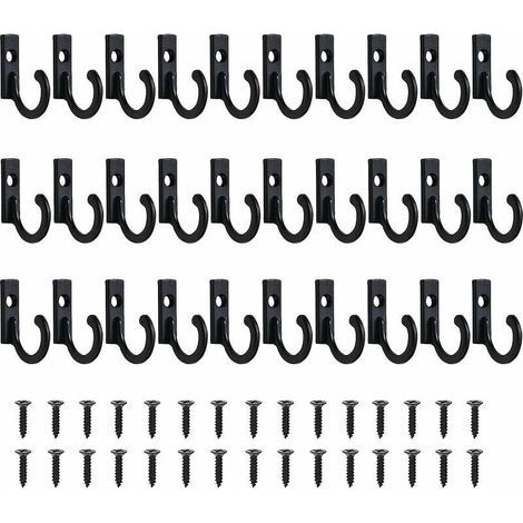 Kleine Vintage-Haken, Schlüsselhalter zur Wandmontage, Haken zum Aufhängen von Schmuck, Schlüsselhaken für Kleidung, Haken mit Schrauben, Garderobenständer für die Wandmontage, Badezimmer, Küche (1/4)