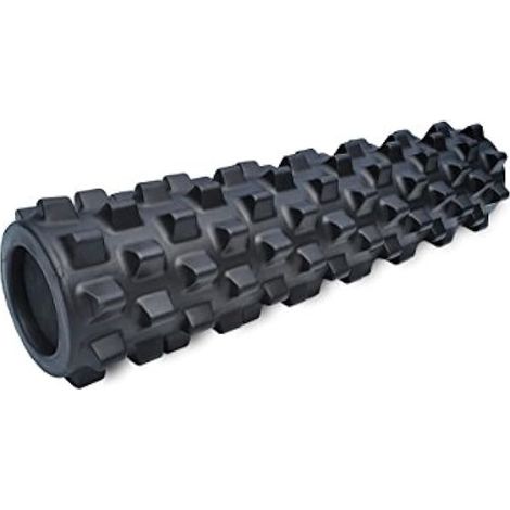Rumble Roller - Rouleau De Massage En Mousse Texturé - Pour Libération Fasciale Et Récupération Musculaire - Taille Moyenne - Noir - 1 Pièce (1/3)