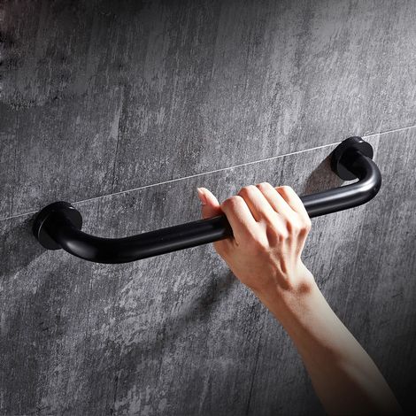 Barre d'appui de sécurité pour salle de bain, toilettes et douche, 40 cm, pour enfants, femmes et personnes âgées-AquaForge (1/4)