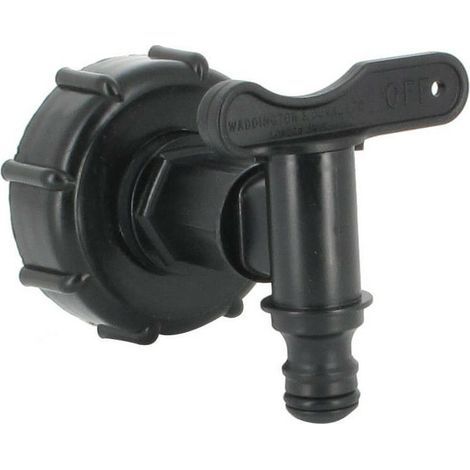 Raccordo S60X6 - Rubinetto in HDPE per serbatoio acqua da 1000 L