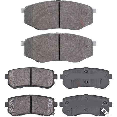 KIT PASTIGLIE FRENO ANTERIORI E POSTERIORI compatibile con KIA STONIC (YB) / PASTIGLIE FRENANTI AUTO OEM FDB5040,FDB5041 / SOSTITUZIONE DIRETTA / BASSA POLVERE / SILENZIOSO