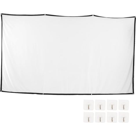 Écran de Projection 16 : 9 écran de Cinéma Extérieur Portable Intérieur (1/5)