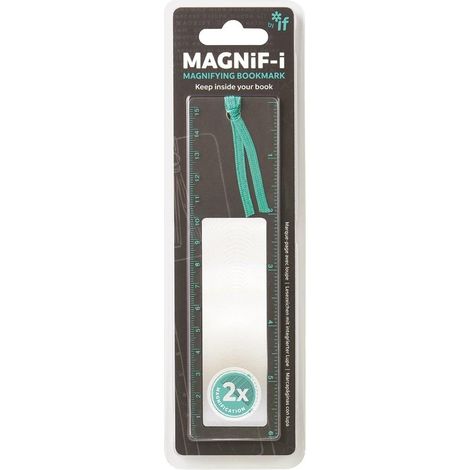 Magnif-i - Segnalibro con lente d'ingrandimento