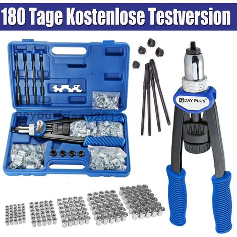150pcs Écrous à river M5-M12 Rivets filetés avec pince à riveter Pince à écrous à riveter