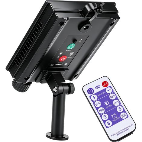 Contrôleur de Guirlande Lumineuse Solaire, Lampe À Batterie Solaire, Boîtier de Télécommande Automatique, Panneau D’Entraînement de Luminance Réglable Étanche, pour Led Extérieures (Sortie 3V) (1/5)