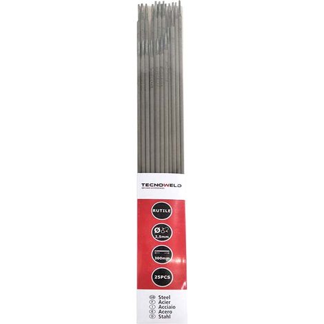 AWELCO Elettrodi rutilici 2,5x300, conf. 25 pz